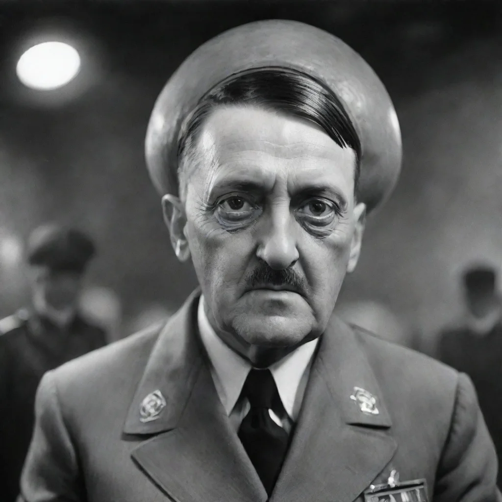 amazing adolf hitler space alien awesome portrait 2
