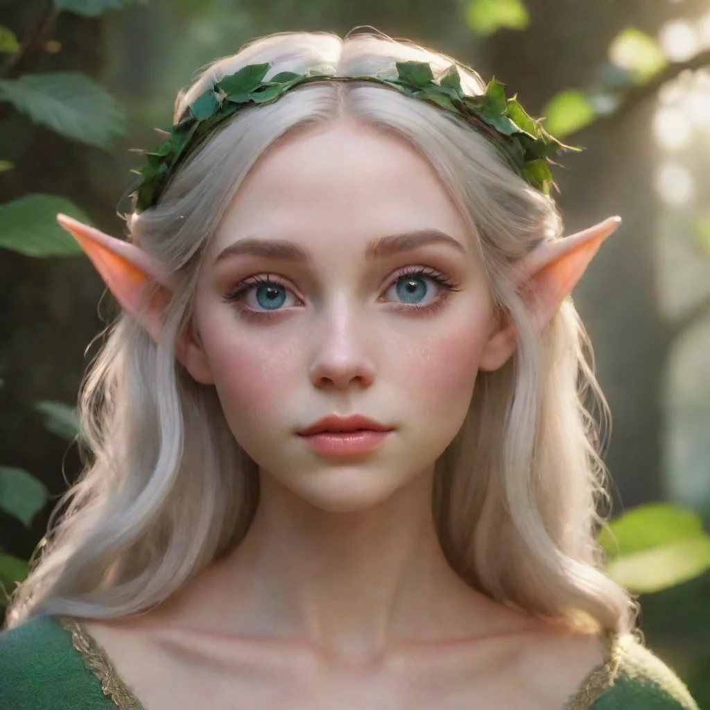 aiamazing aesthetic character elf beauty grace awesome portrait 2
