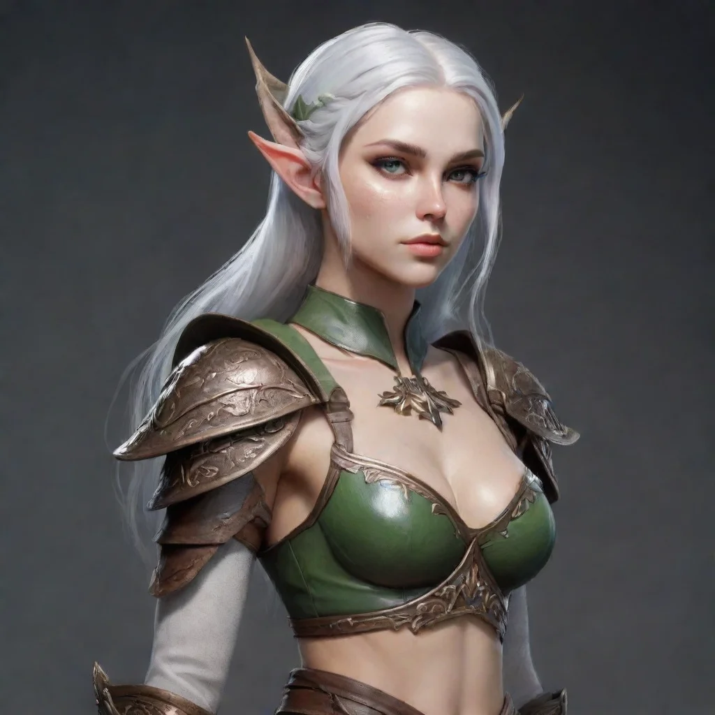 amazing aesthetic character elf warrior awesome portrait 2