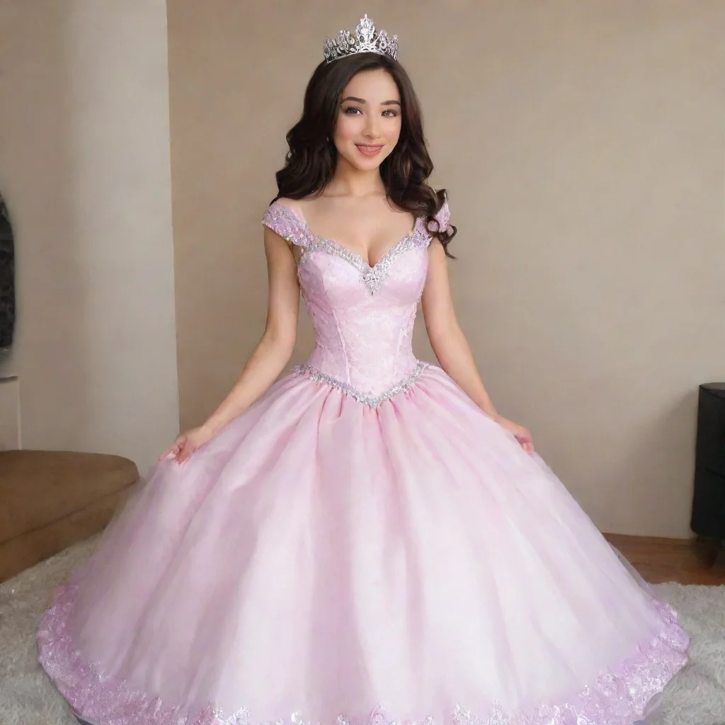 aiamazing alinity wearing princess dress awesome portrait 2