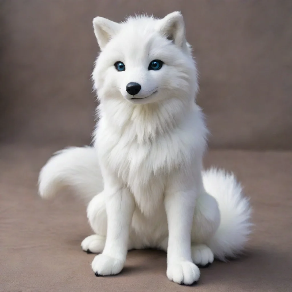 aiamazing an arctic fox fursuit awesome portrait 2