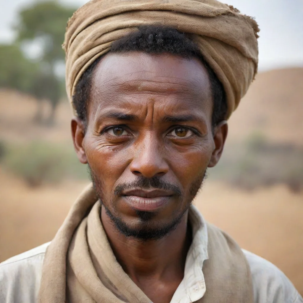 amazing an ethiopian man  awesome portrait 2