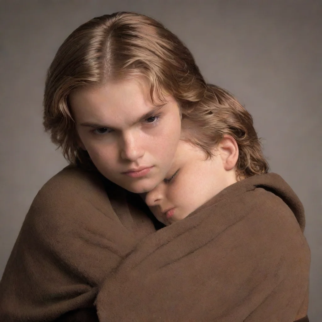 amazing anakin skywalker cuddling  awesome portrait 2