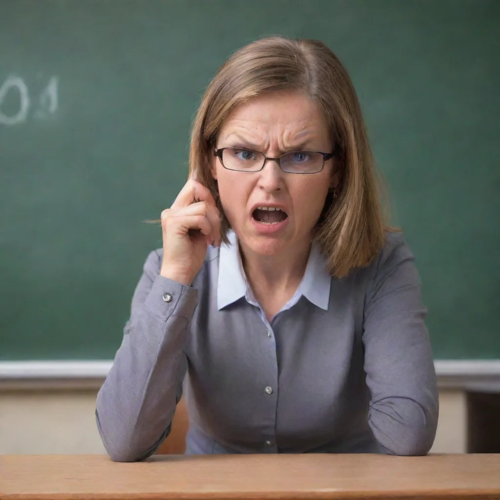 amazing angriest teacher awesome portrait 2