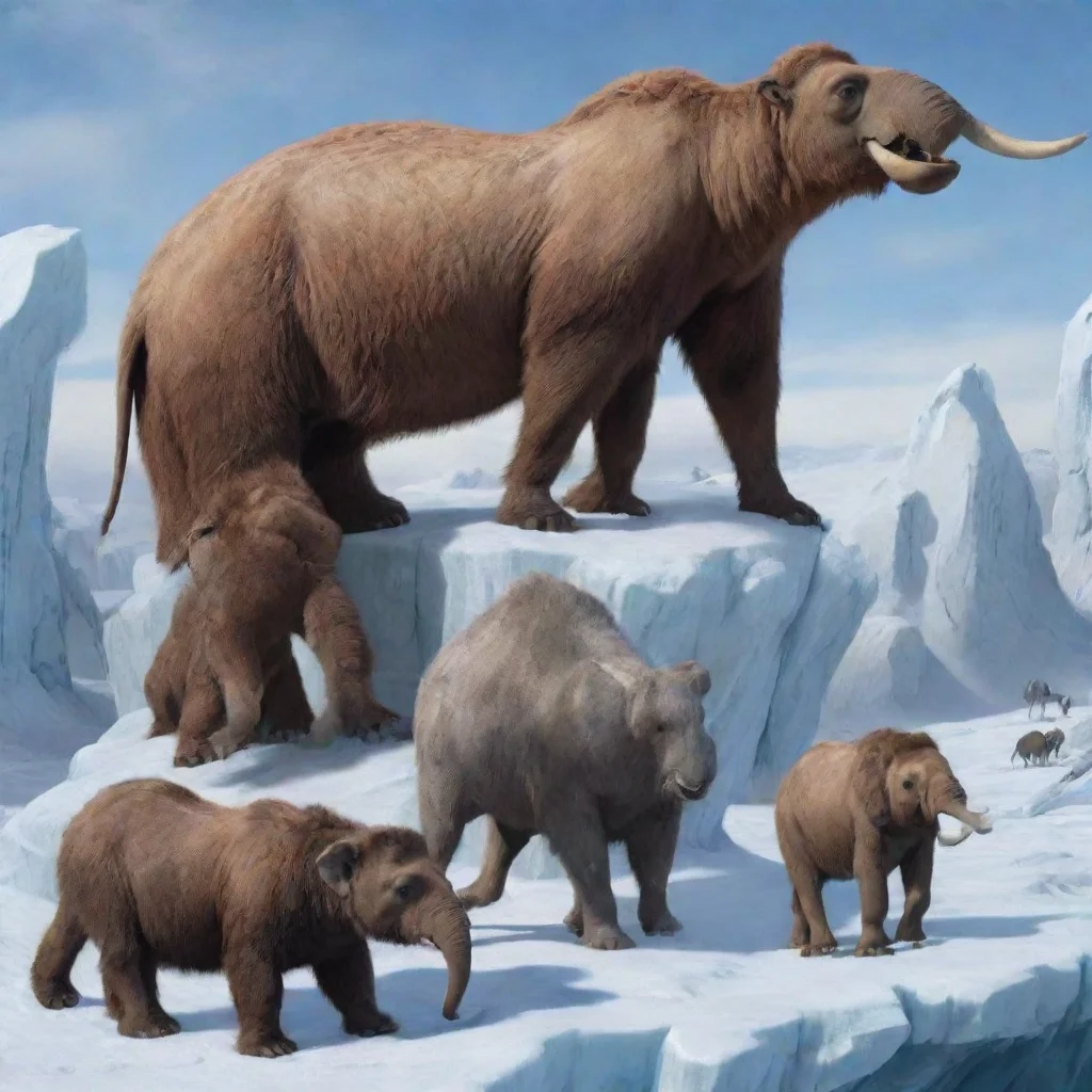 amazing animals in iceage awesome portrait 2