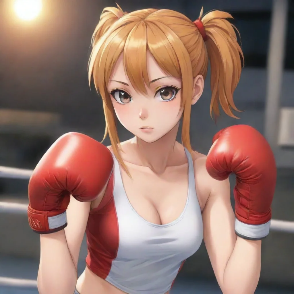aiamazing anime boxer girl awesome portrait 2