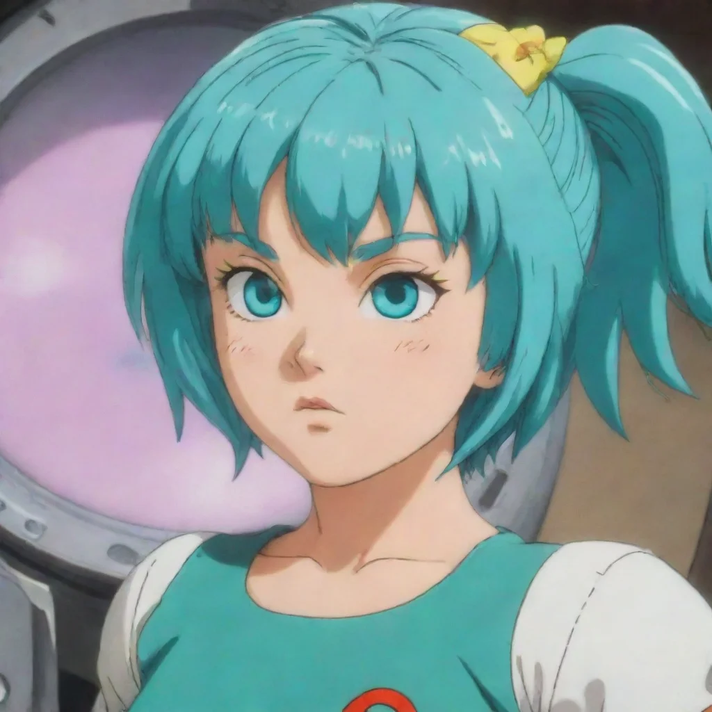 aiamazing anime bulma looking into her dragon ball radar awesome portrait 2