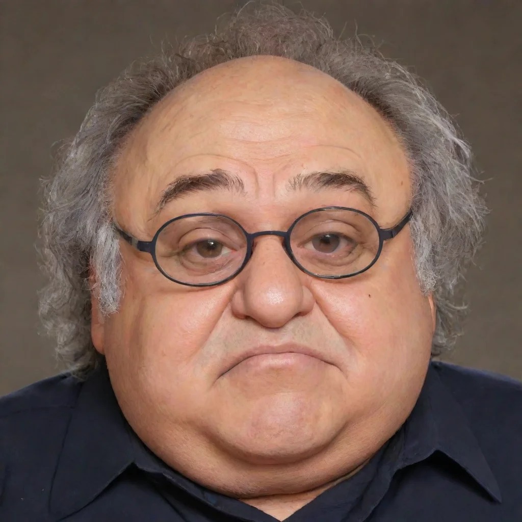 aiamazing anime danny devito cute face awesome portrait 2