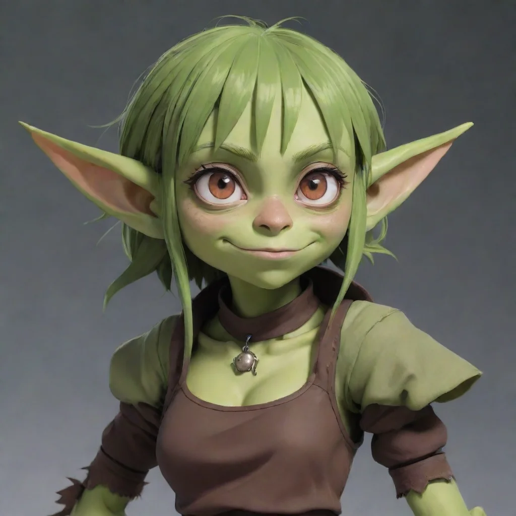amazing anime goblin girl awesome portrait 2