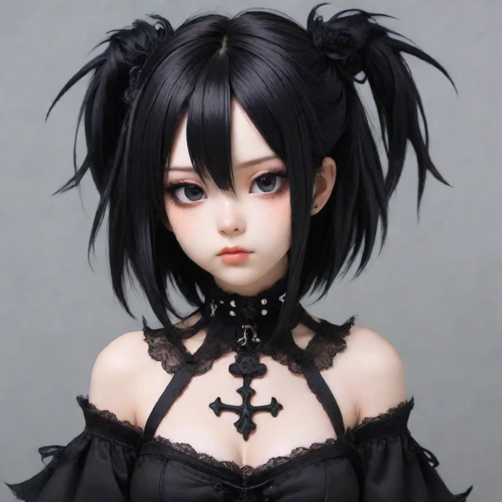 aiamazing anime goth girl detailed asian awesome portrait 2
