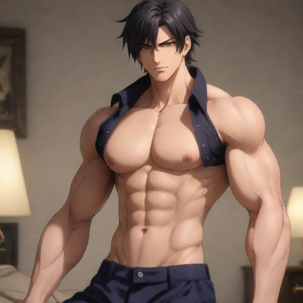 aiamazing anime seductive masculine awesome portrait 2