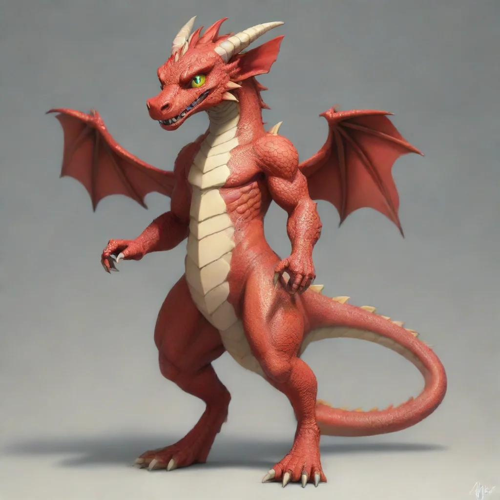 amazing anthro dragon awesome portrait 2