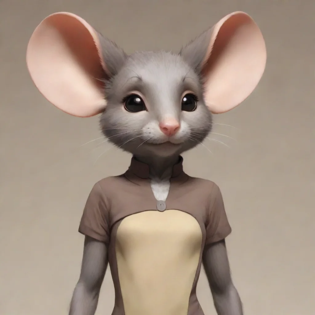aiamazing anthro female mouse awesome portrait 2