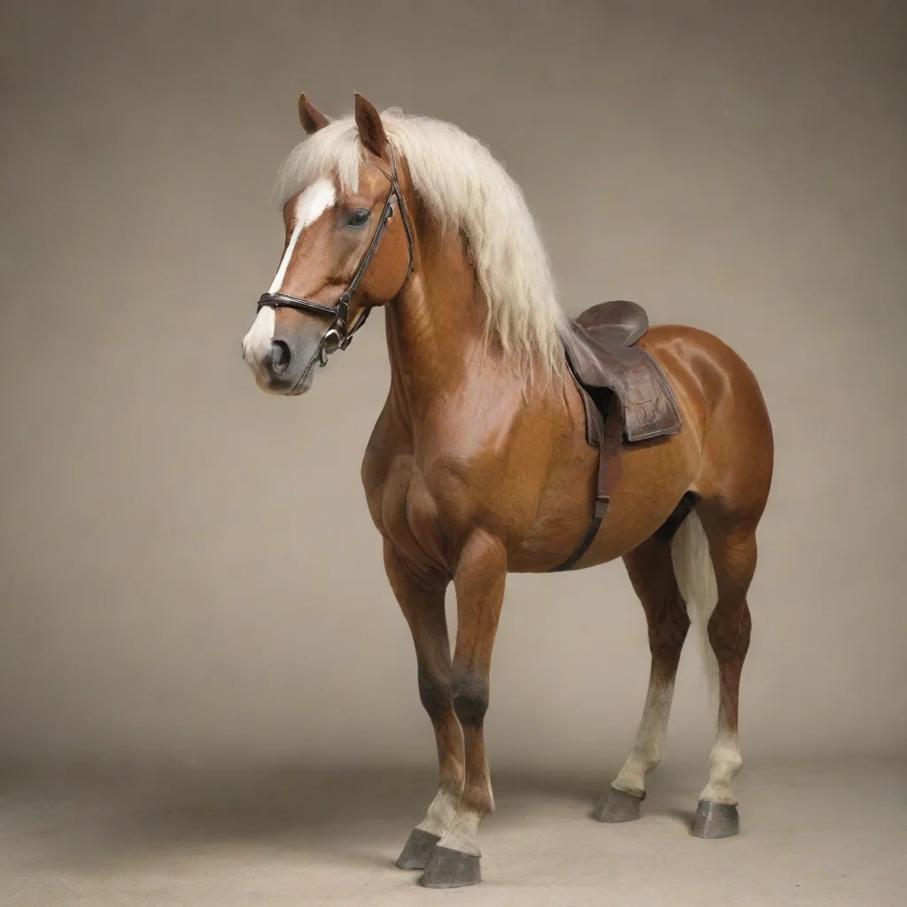 amazing anthropomorphic horse awesome portrait 2