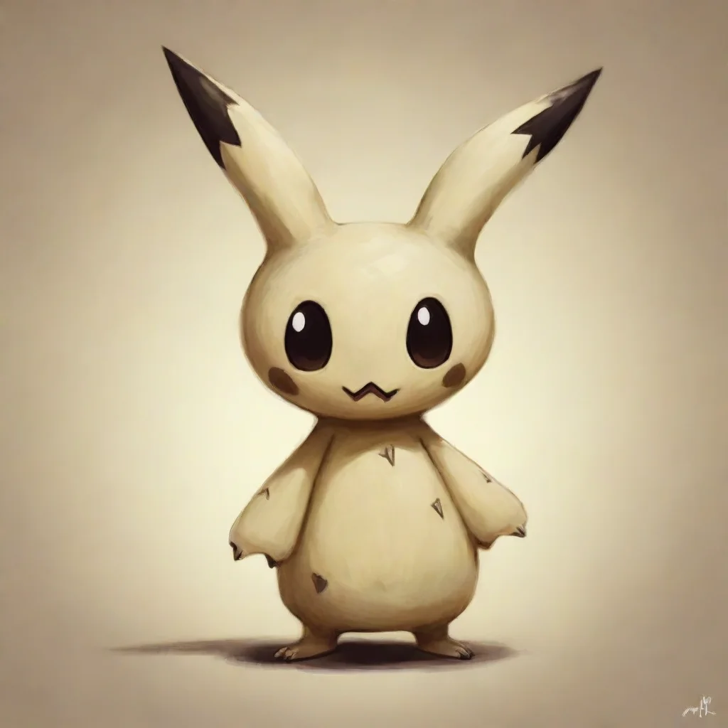 aiamazing anthropomorphic mimikyu awesome portrait 2