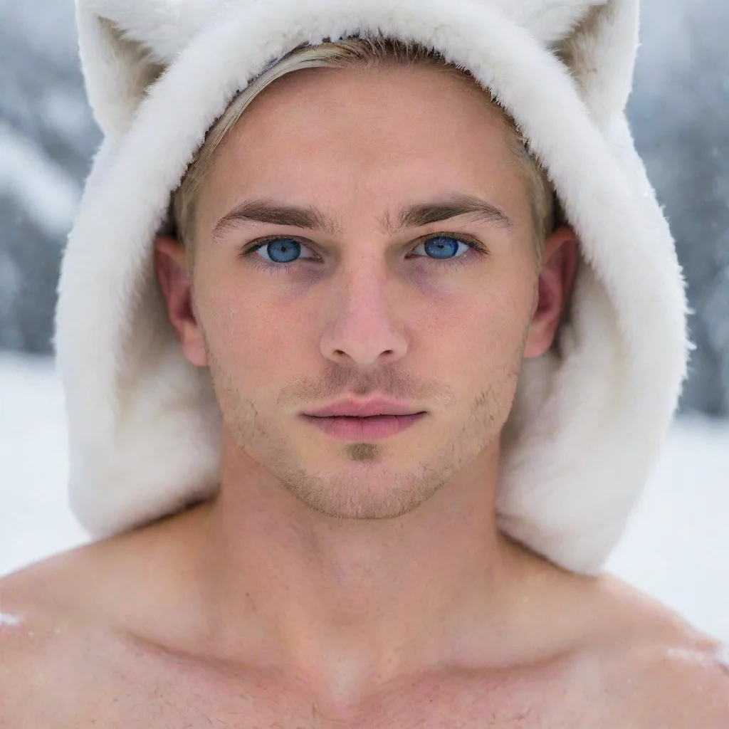 aiamazing arcticfox covered male human good looking fantastic awesome portrait 2