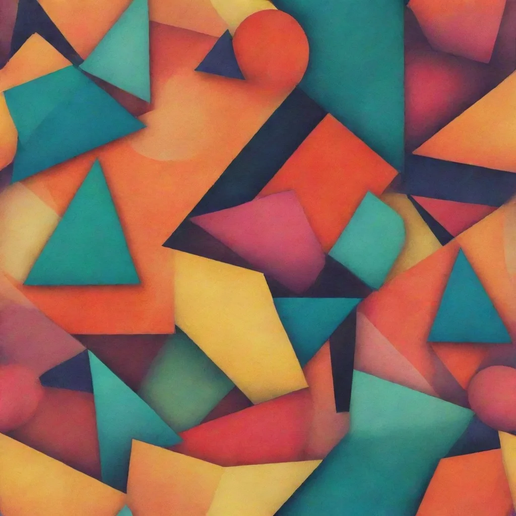 aiamazing art geometric shapes  awesome portrait 2