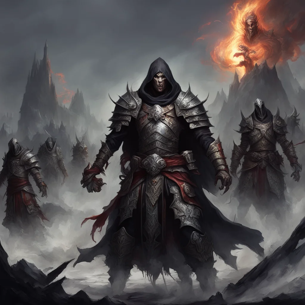 aiamazing art of warriors in the apocalypse in divide and conquer conflict necromancer awesome portrait 2