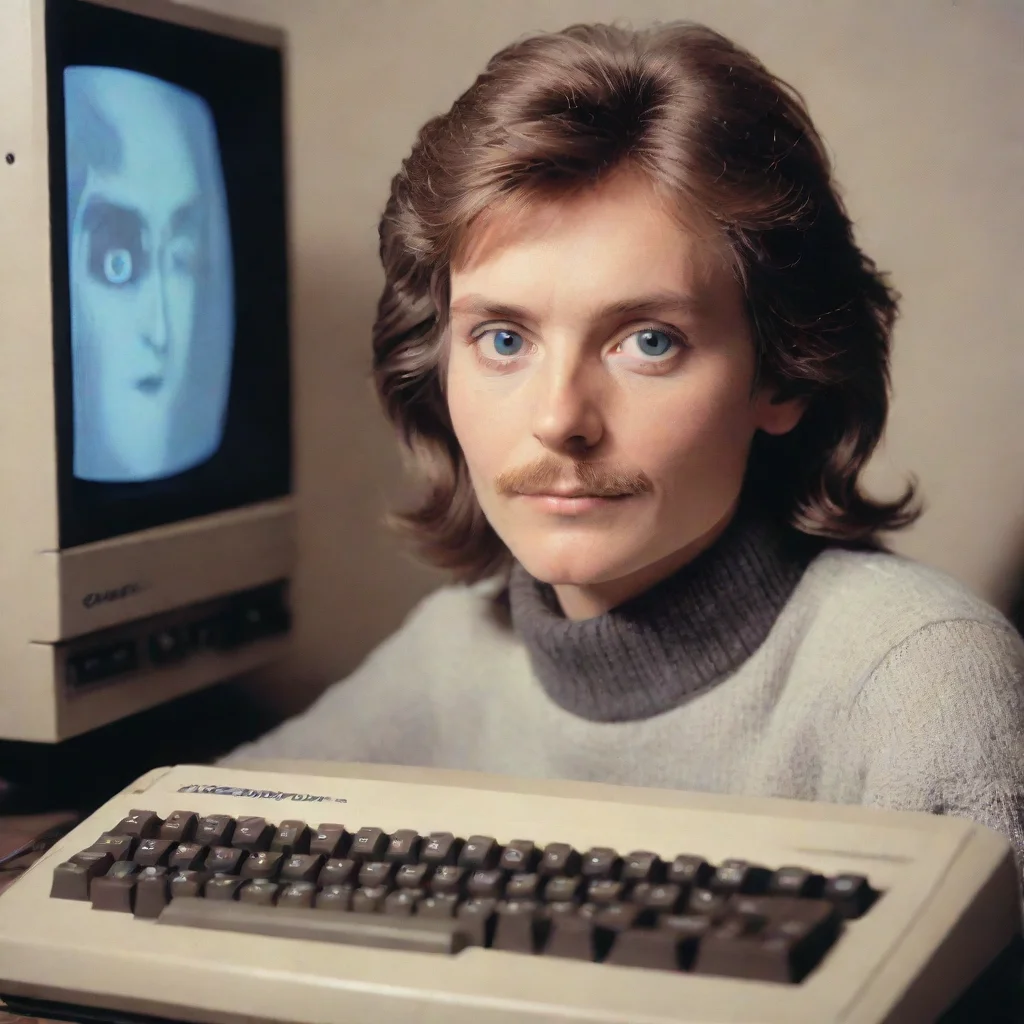 aiamazing artistic portrait from a commodore 64 computer from 1983 awesome portrait 2