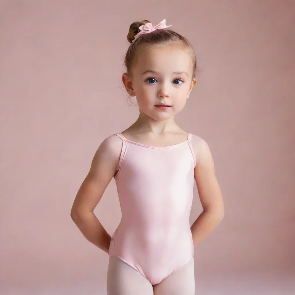 aiamazing baby ballet pink leotard awesome portrait 2