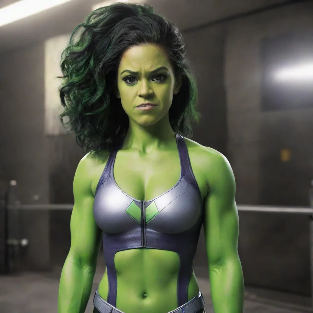aiamazing bayley as she hulk awesome portrait 2