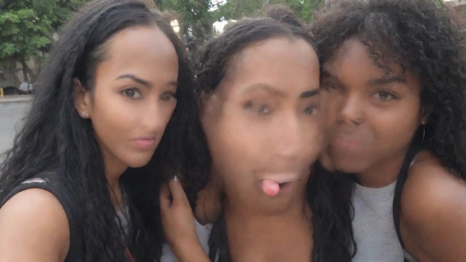 aiamazing beautfiul black girl tryna say hi to a mexican dude awesome portrait 2 wide