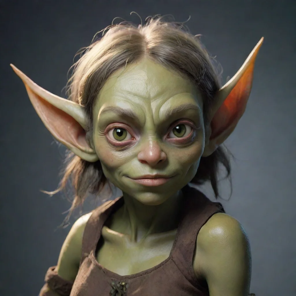 aiamazing beautiful goblin girl awesome portrait 2