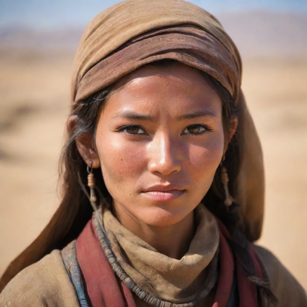 amazing beautiful nomad female awesome portrait 2