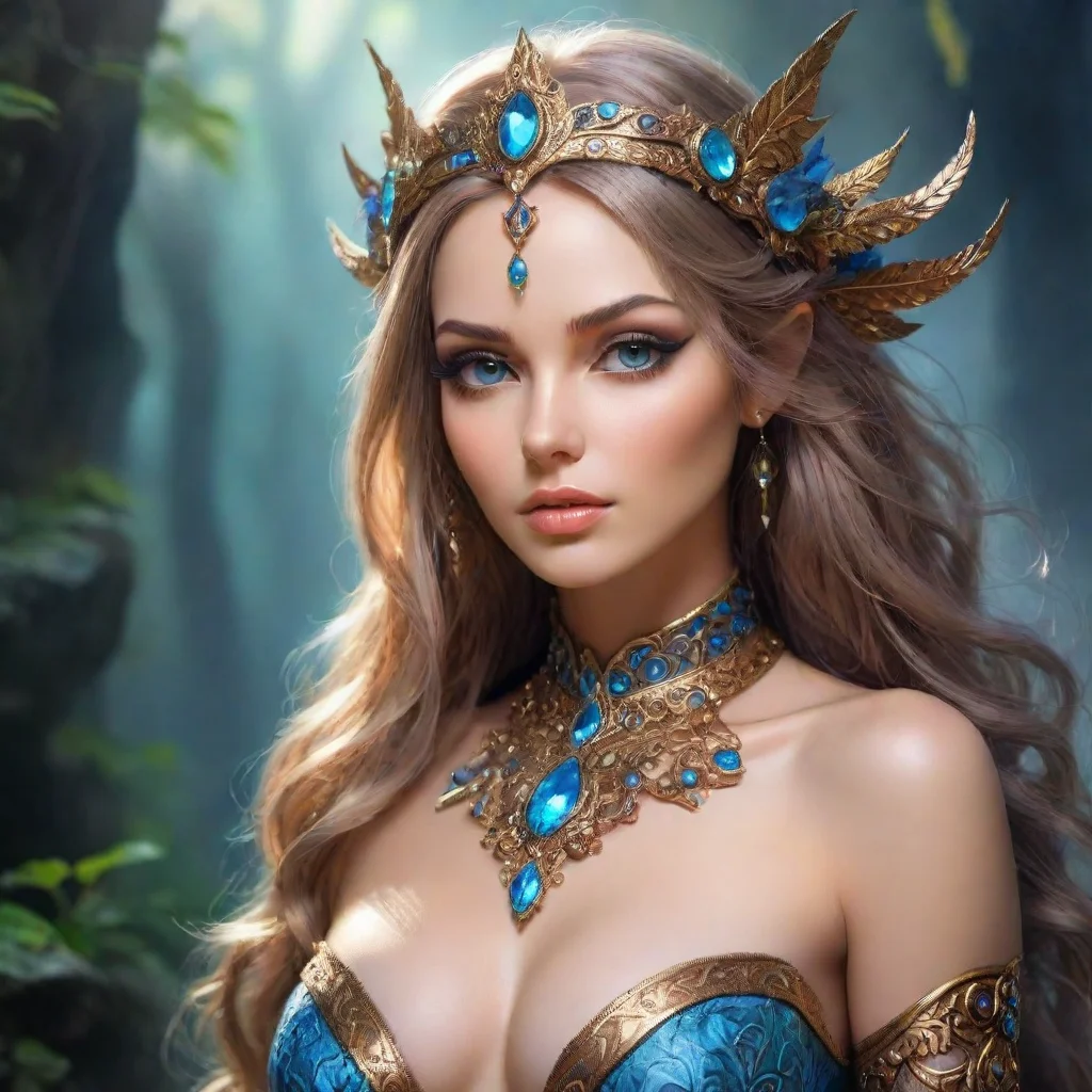 amazing beautiful woman detailed fantasy style awesome portrait 2