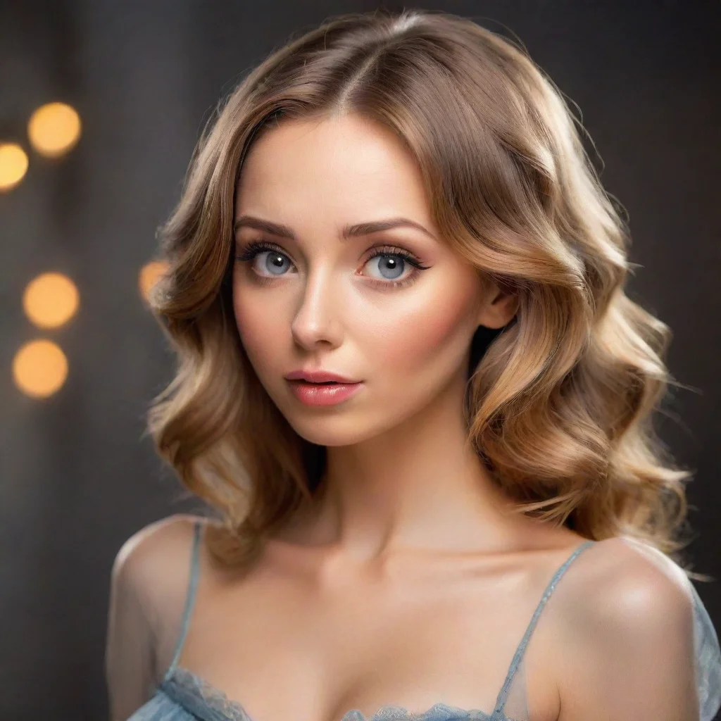 amazing beautyful woman shocked awesome portrait 2