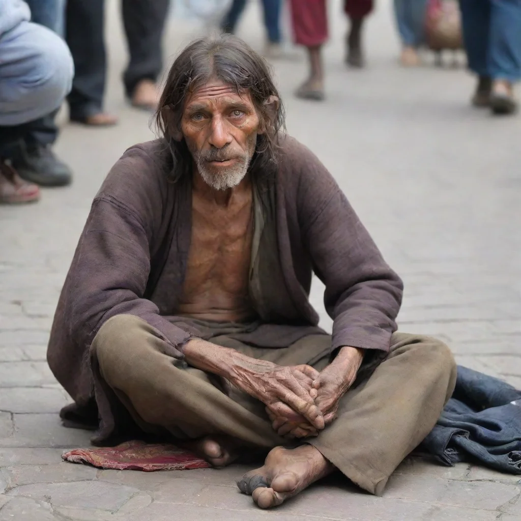 aiamazing beggar awesome portrait 2