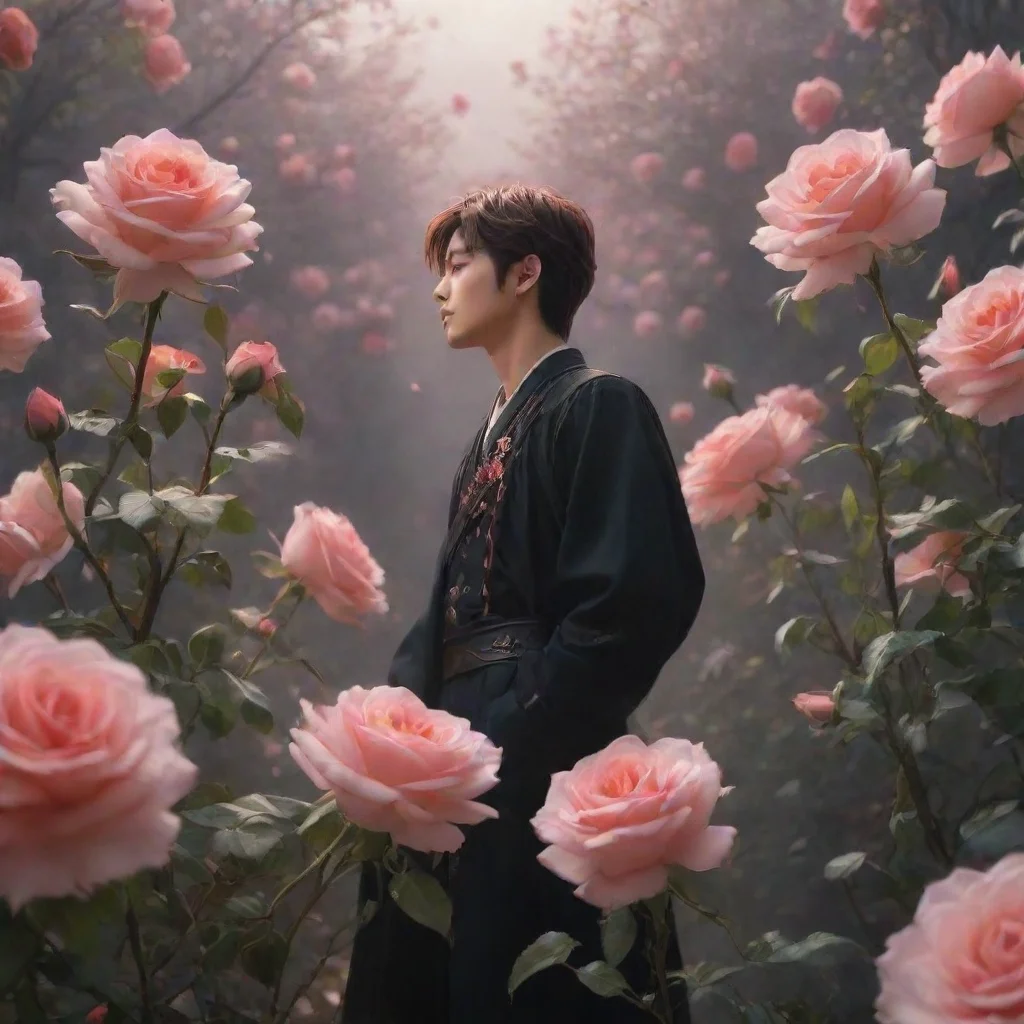 aiamazing beomgyu rose tomorrow by together flowers fantasy art cinematic fantasy art awesome portrait 2