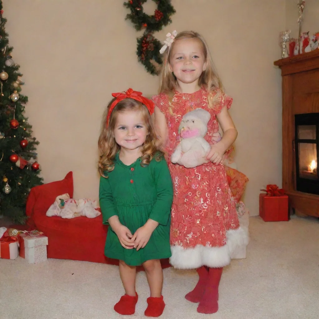 aiamazing big sister christmas awesome portrait 2