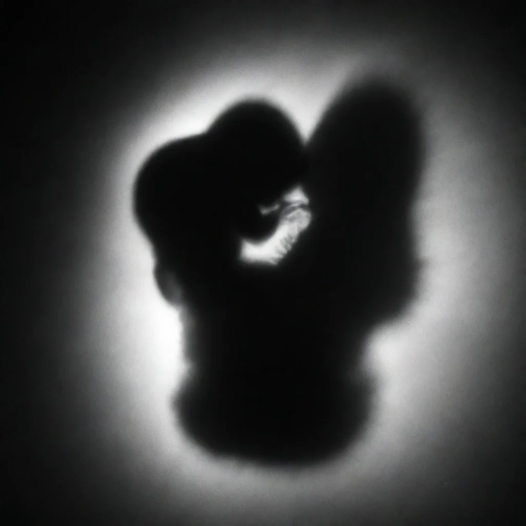 aiamazing black silhouette scary a newborn baby awesome portrait 2