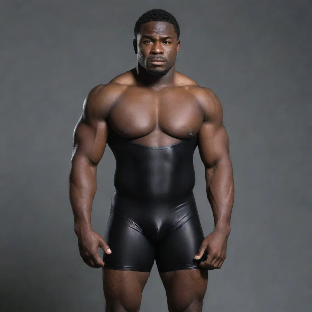 aiamazing black wrestler awesome portrait 2