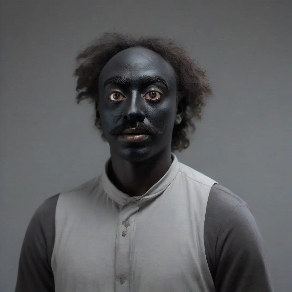 amazing blackface awesome portrait 2
