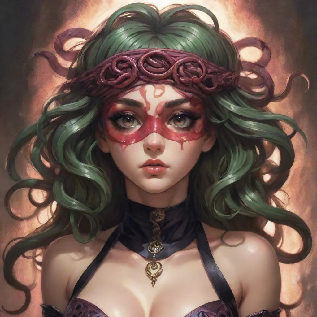 aiamazing blindfolded seductive medusa anime amazing awesome portrait 2 awesome portrait 2