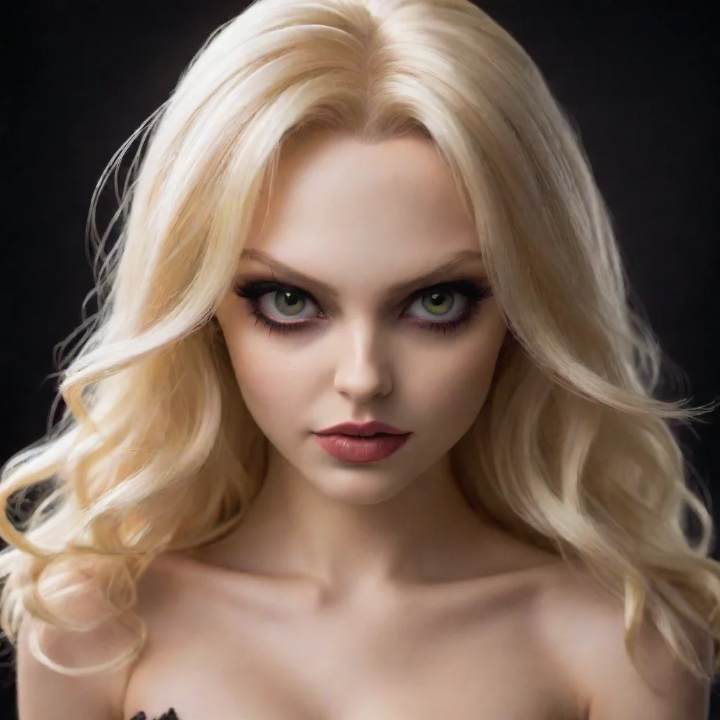 aiamazing blonde detailed evil awesome portrait 2