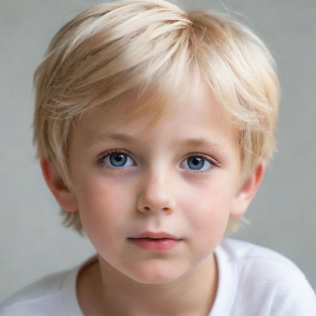 amazing blonde haired boy awesome portrait 2