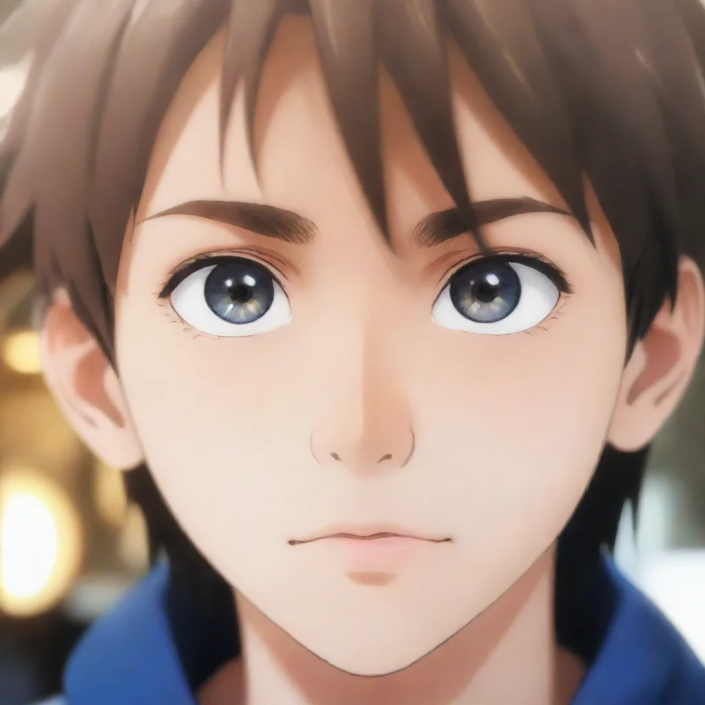 amazing blur face of anime boy awesome portrait 2