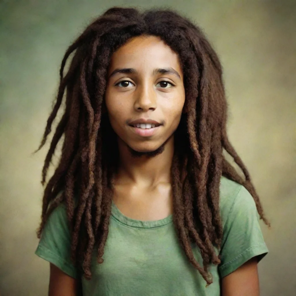 aiamazing bob marley as a girl awesome portrait 2