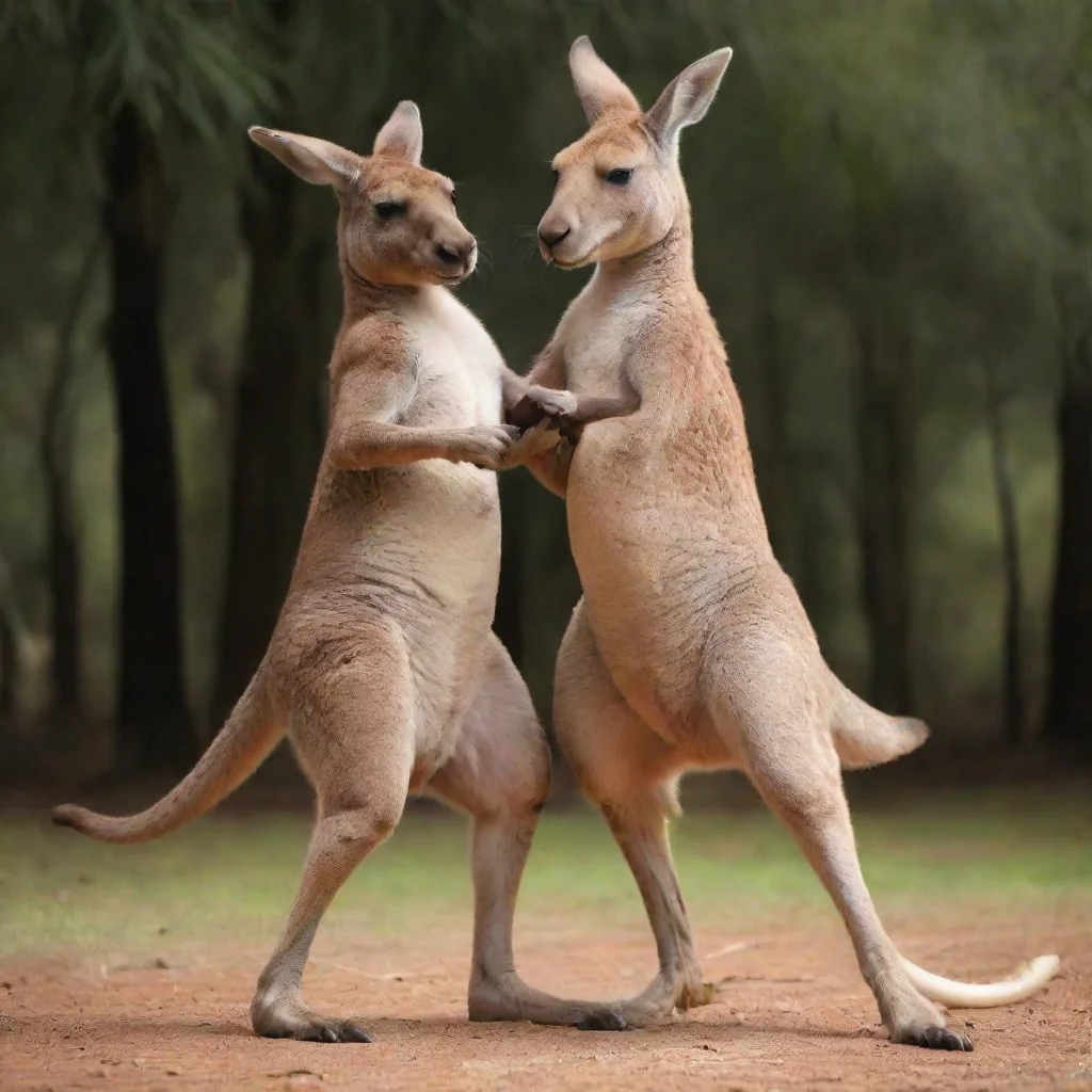 amazing boxing kangaroo awesome portrait 2
