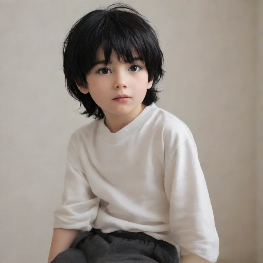 aiamazing boy with black hair awesome portrait 2