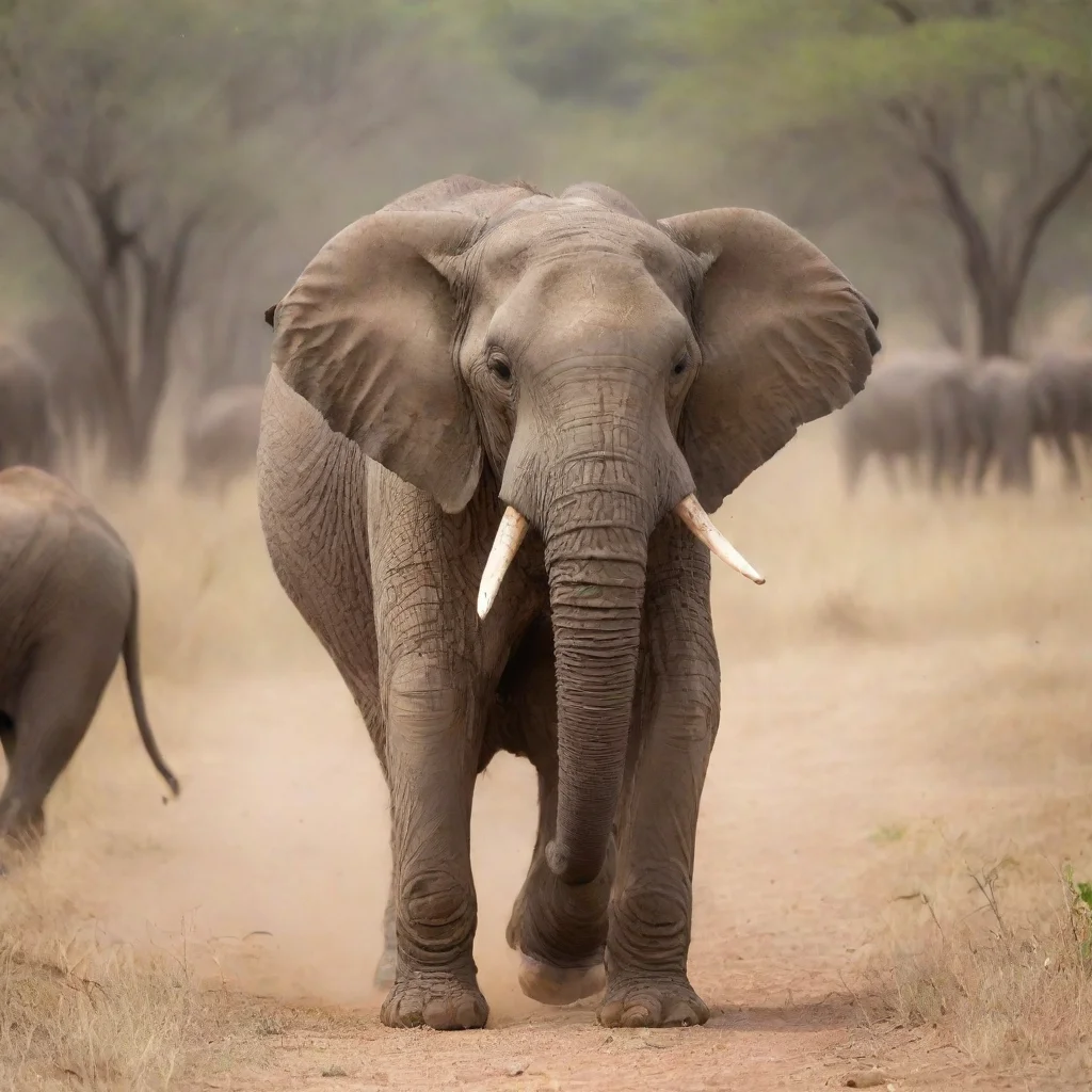 amazing brawler of an elephant awesome portrait 2