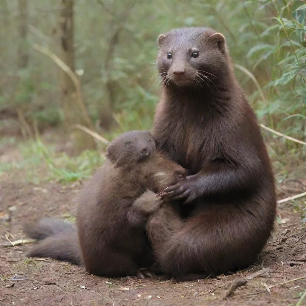 aiamazing brown furred minks captured a human awesome portrait 2