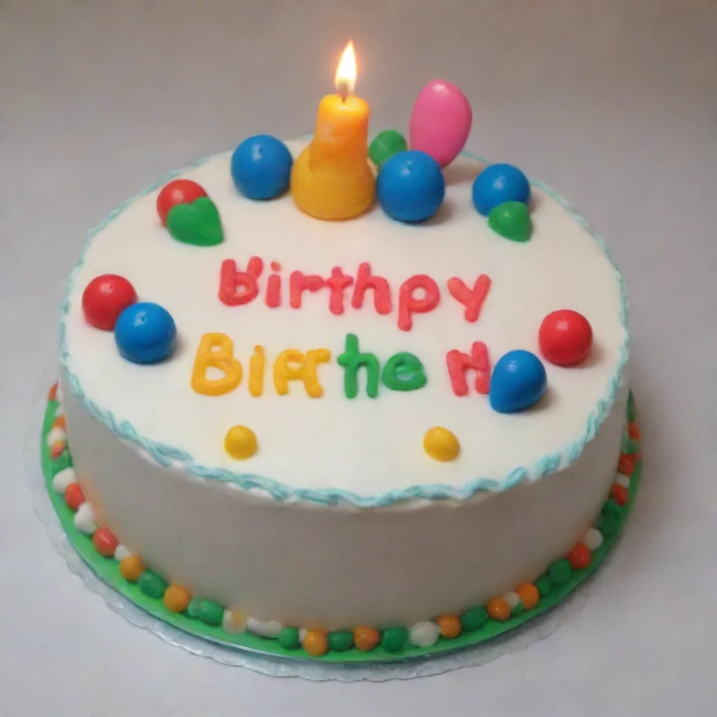 aiamazing cake happy birthday kerlan write on it awesome portrait 2