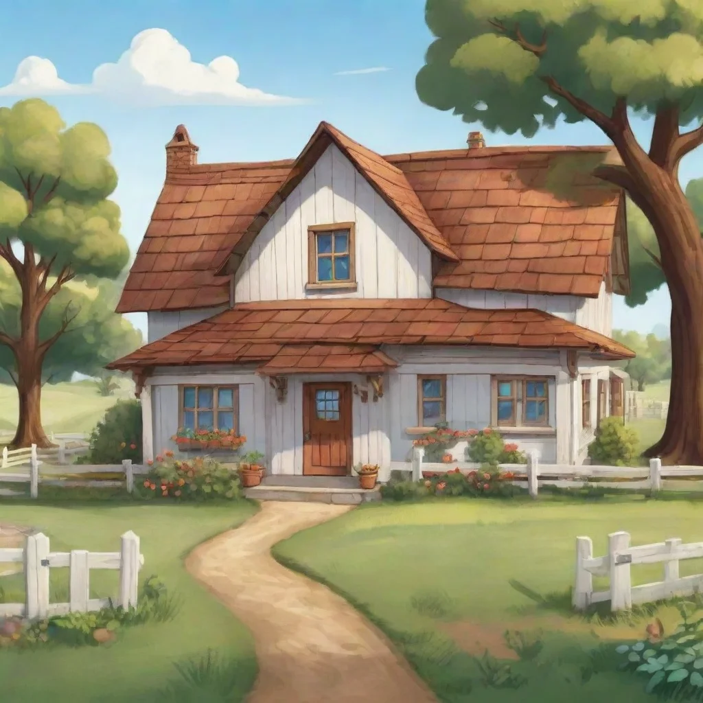 aiamazing cartoon farmhouse. awesome portrait 2