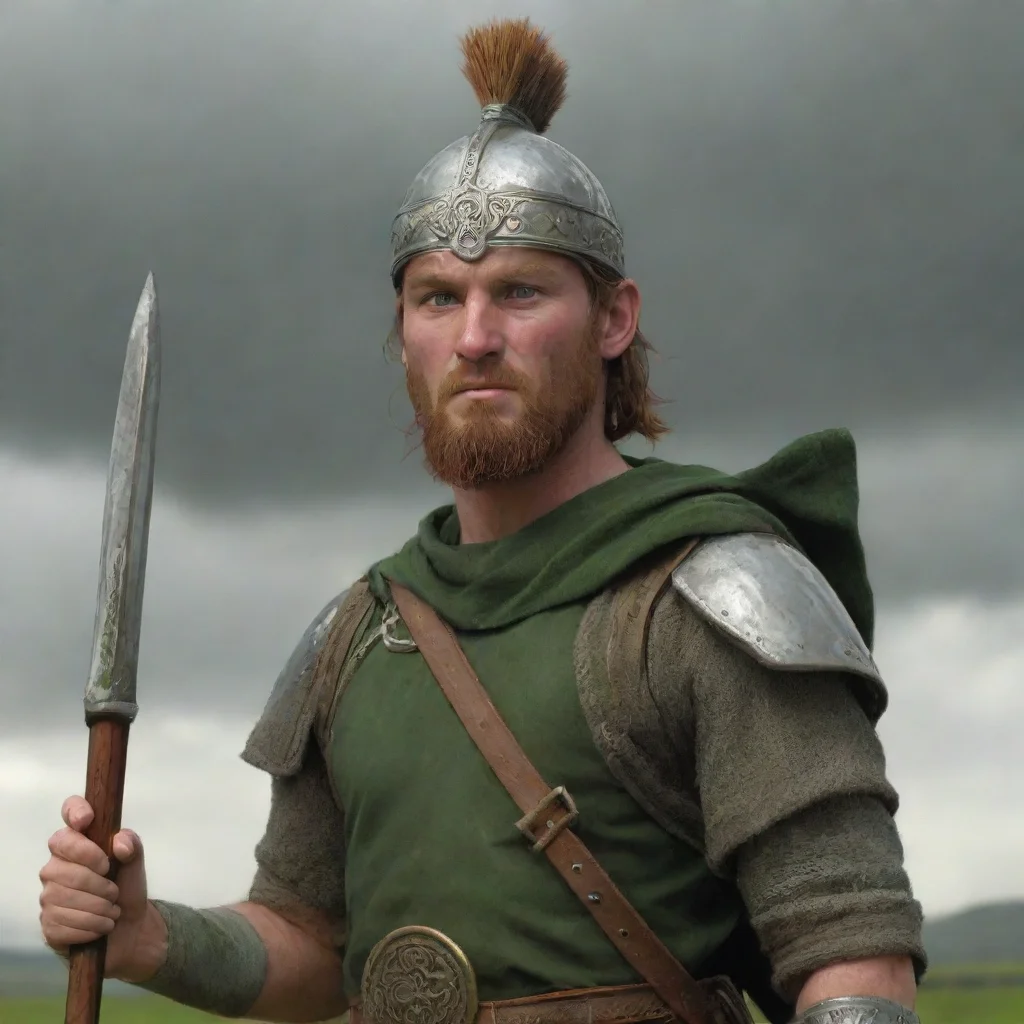 amazing celtic soldier  awesome portrait 2
