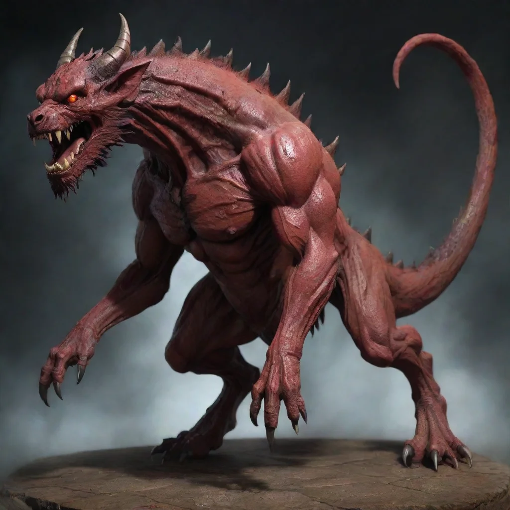 amazing cerberus demon awesome portrait 2