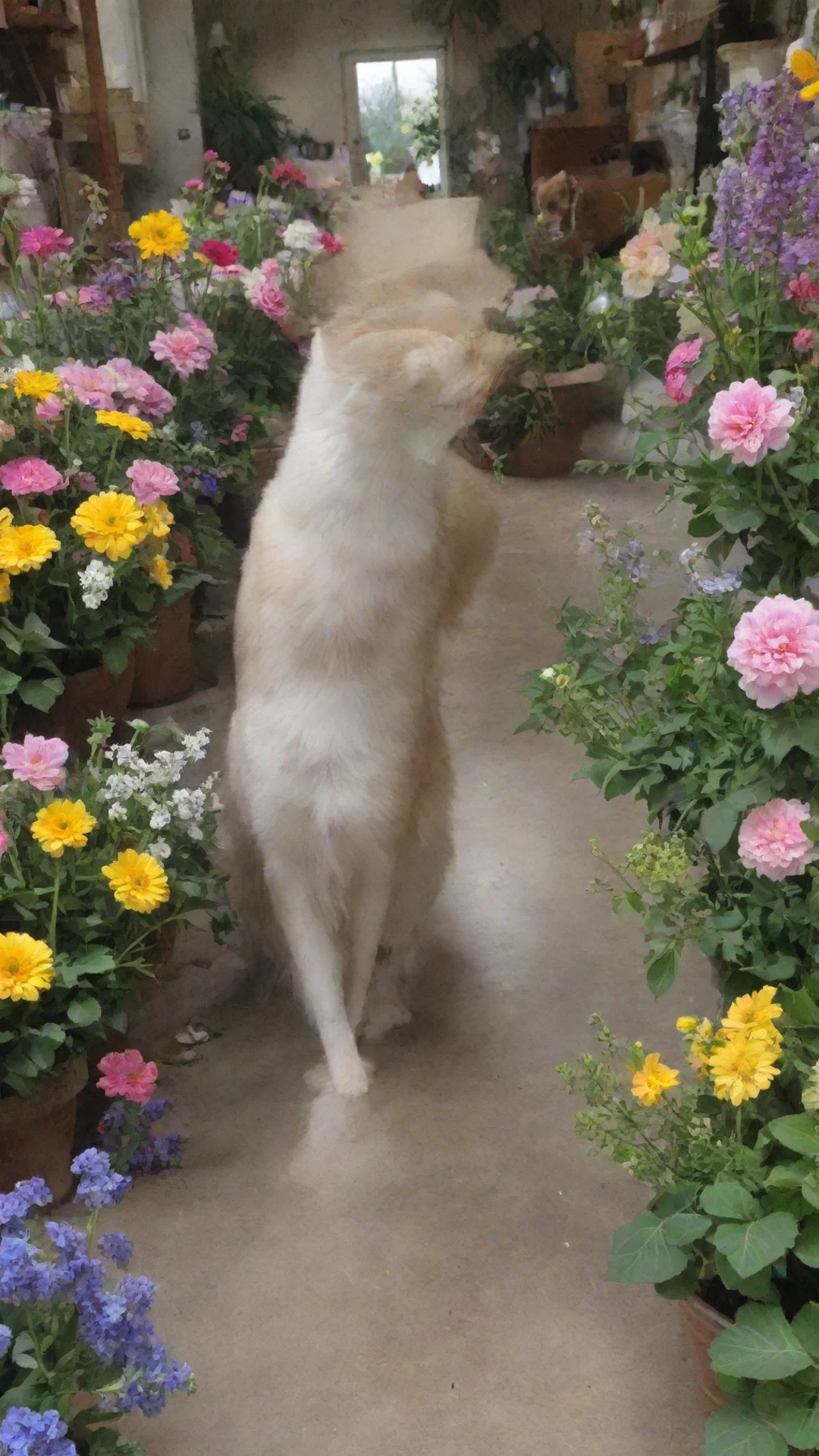 aiamazing chalice and sandy in a flower place awesome portrait 2 tall